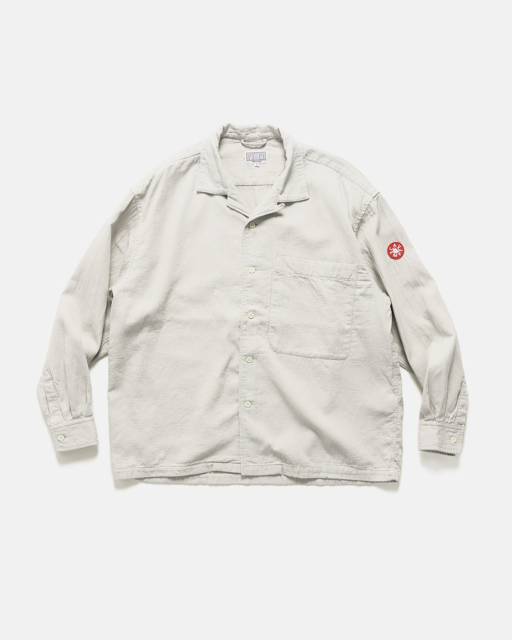 Cotton LPOC Open Shirt Grey - 1