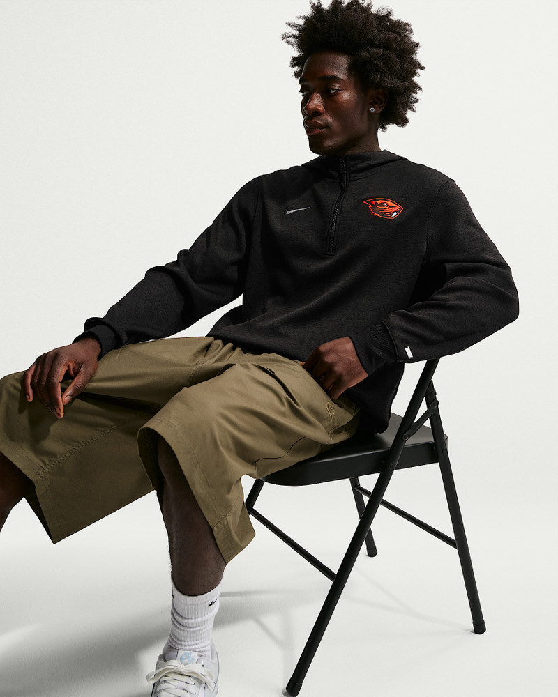 Oregon State Beavers Nike NCAA Men's Basketball Coaches' Pullover Hoodie 3