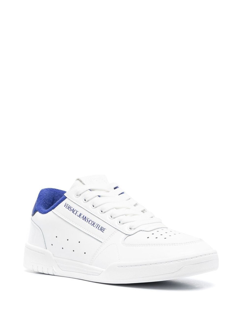 VERSACE JEANS COUTURE logo-print low-top trainers outlook