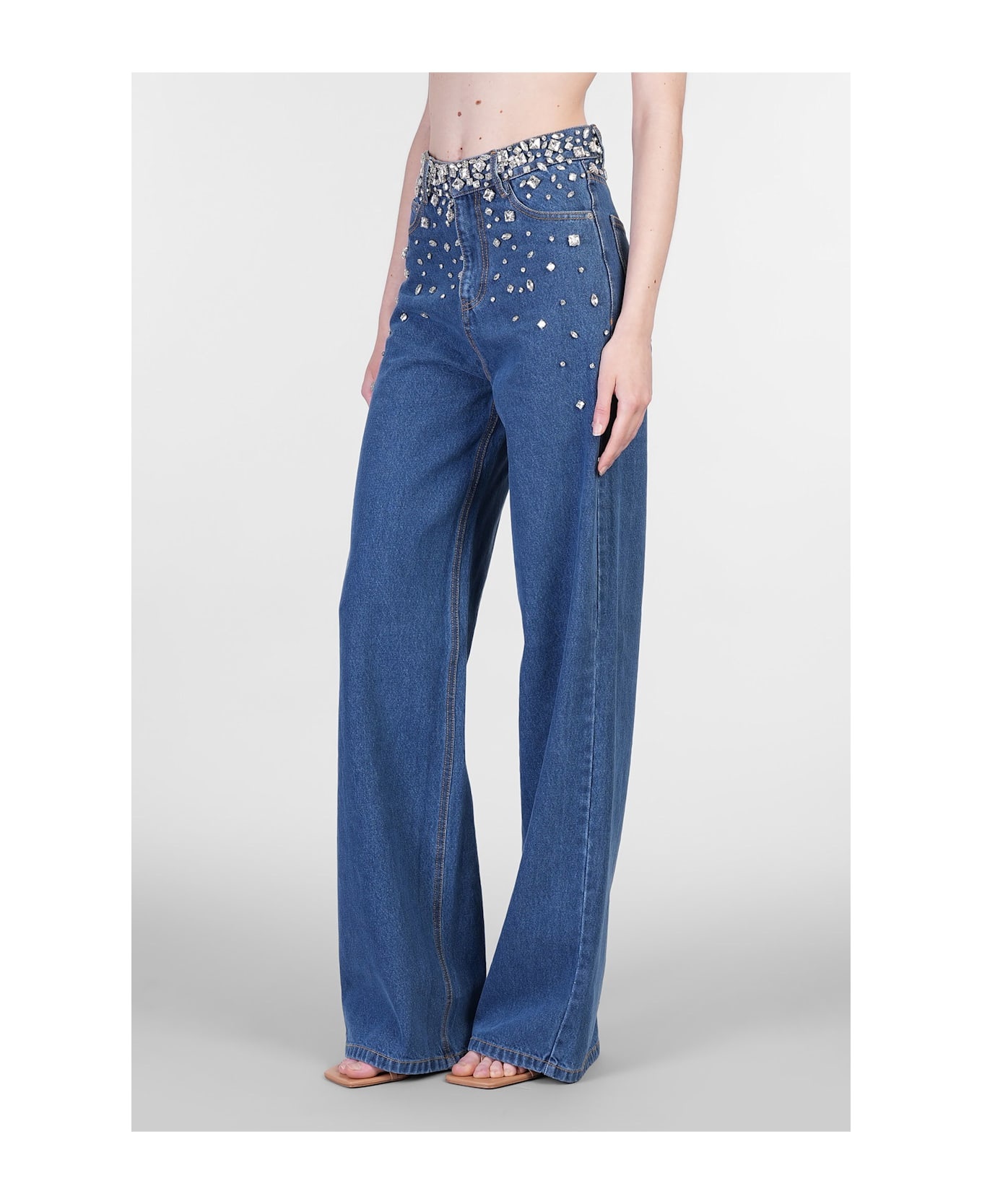Jenna Jeans In Blue Cotton - 4