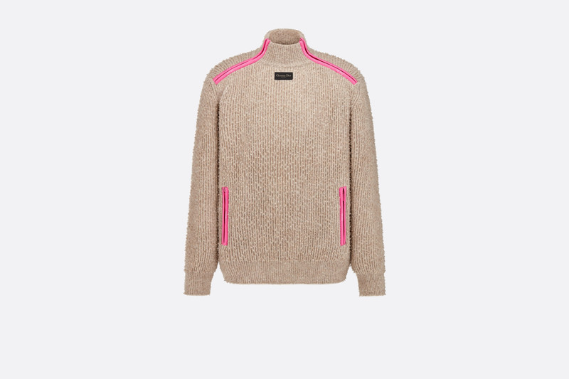 Sweater with Zipped Collar 1