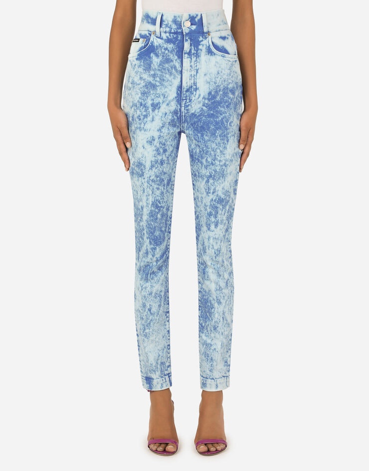 Marbled denim Grace jeans - 2