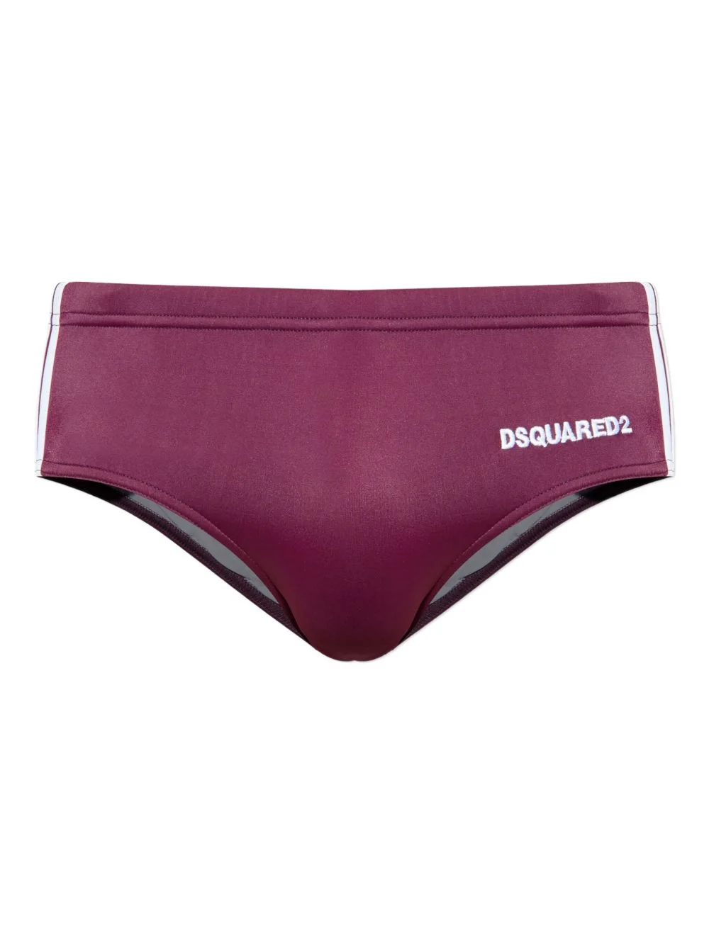 side-stripe swim briefs - 1