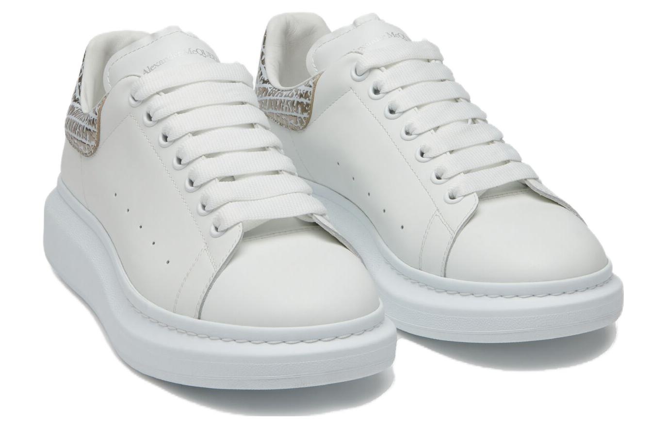 Alexander McQueen Oversized Sneakers 'White Silver' 777220WIE9I9071 - 2