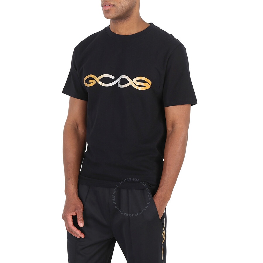 GCDS Reflective Logo Regular Cotton T-Shirt - 4