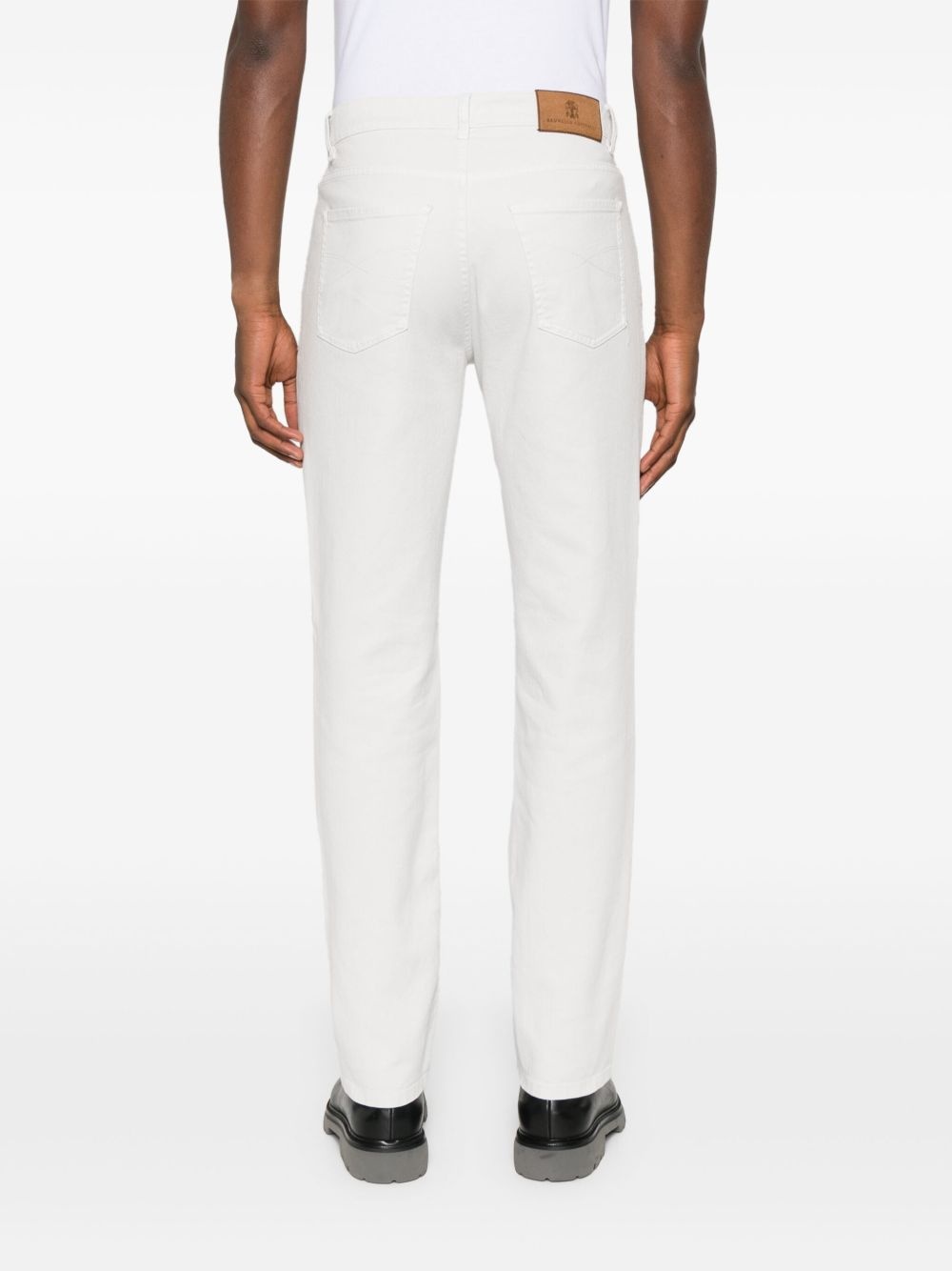 Brunello Cucinelli slim-cut jeans | REVERSIBLE