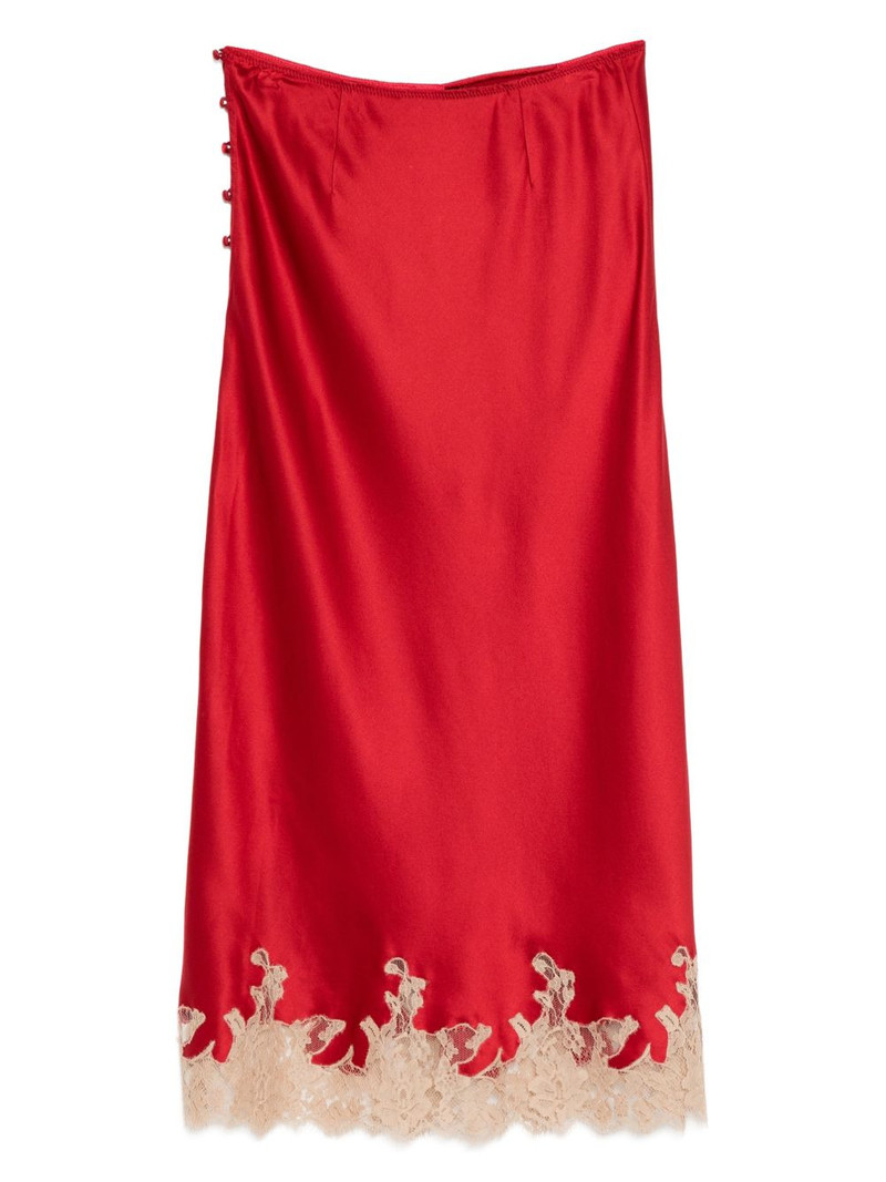 KIKI DE MONTPARNASSE orchid-lace skirt outlook