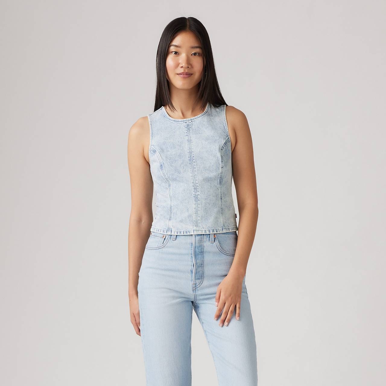 TOPANGA DENIM TANK TOP - 2