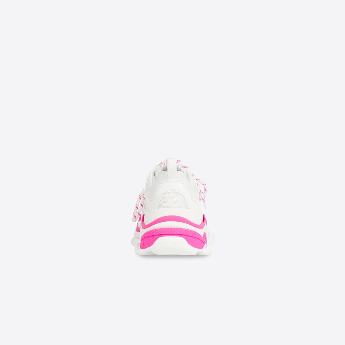 Women's Triple S Sneaker in Fluo Pink/white - 2