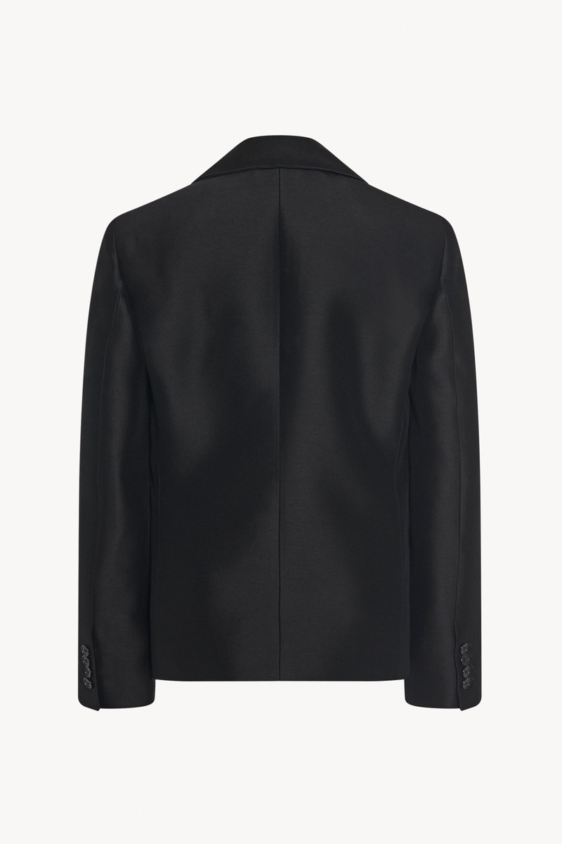 The Row Dru Jacket in Wool and Silk outlook