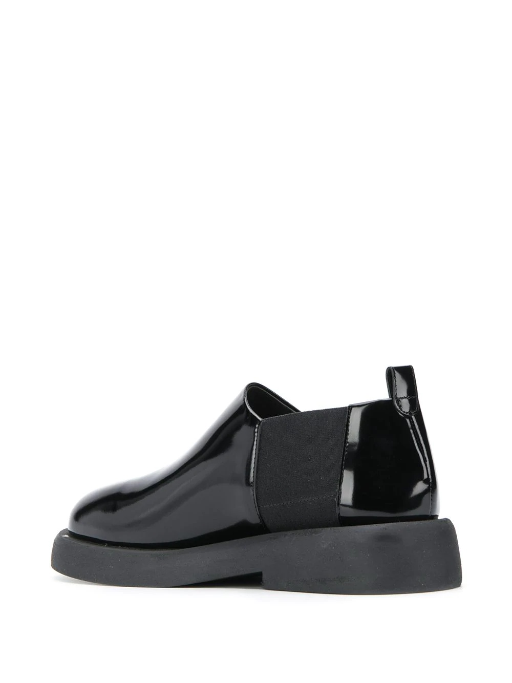 textured slip-on loafers - 3