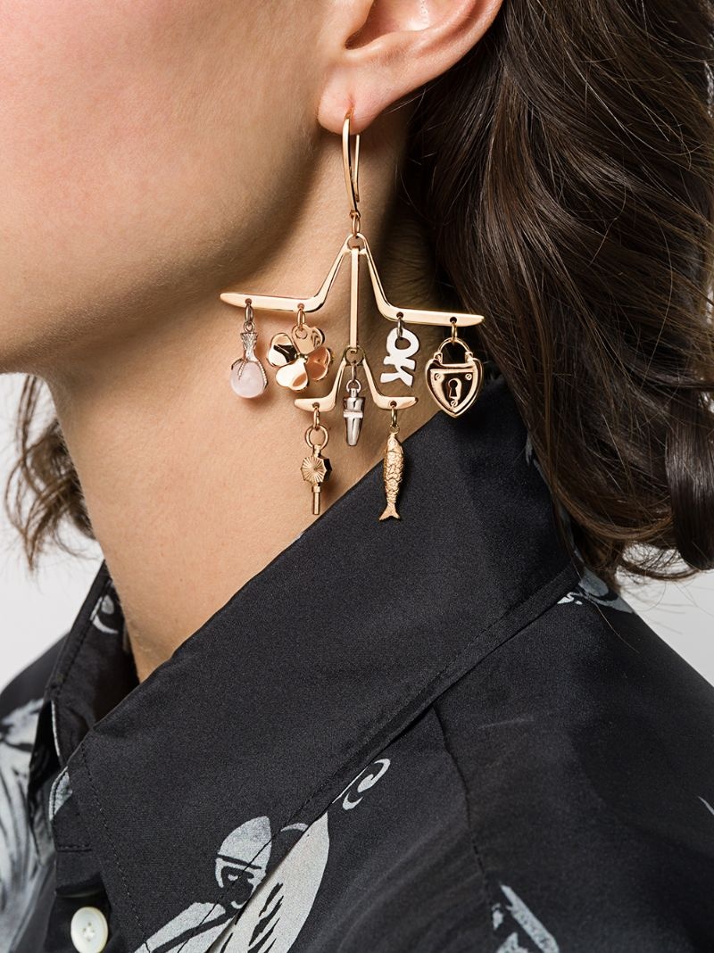 charm chandelier earrings - 2