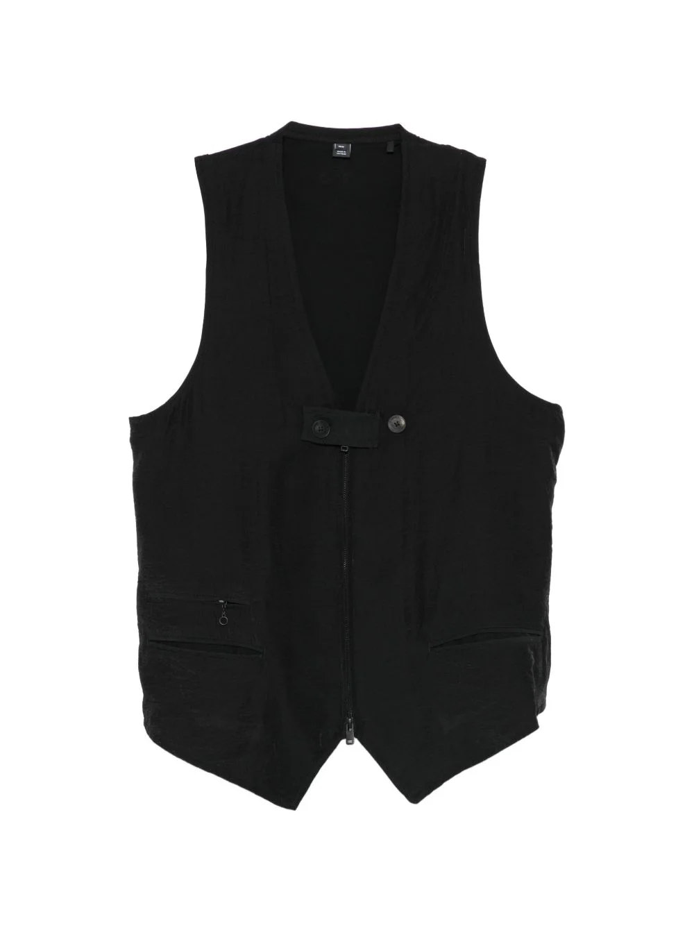 button zip vest - 1