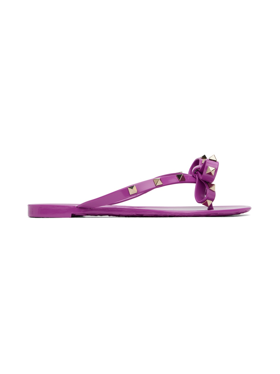 Purple Summer Rockstud Sandals - 1