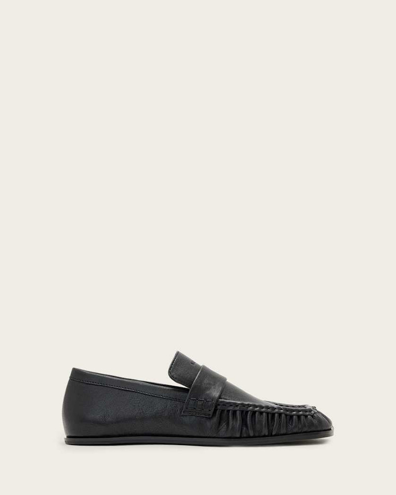 JULIE STUDDED LEATHER LOAFERS 1