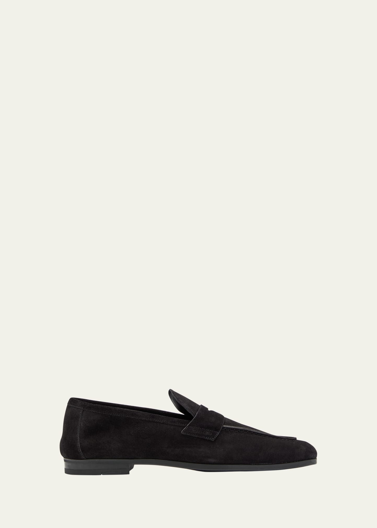 Men's Sean Suede Penny Loafers - 1