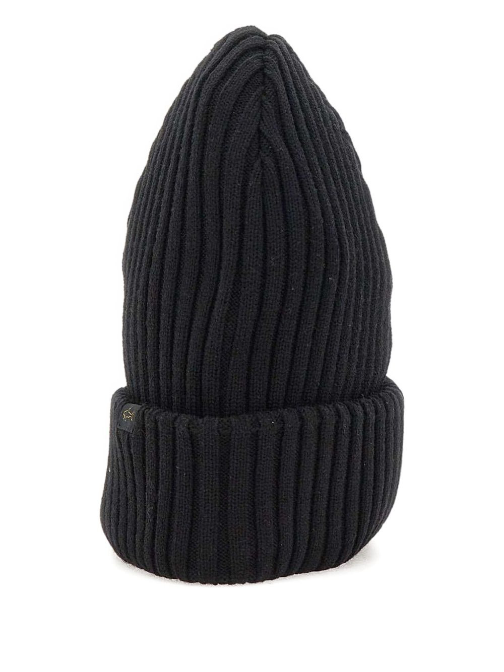 ribbed logo-label beanie - 5