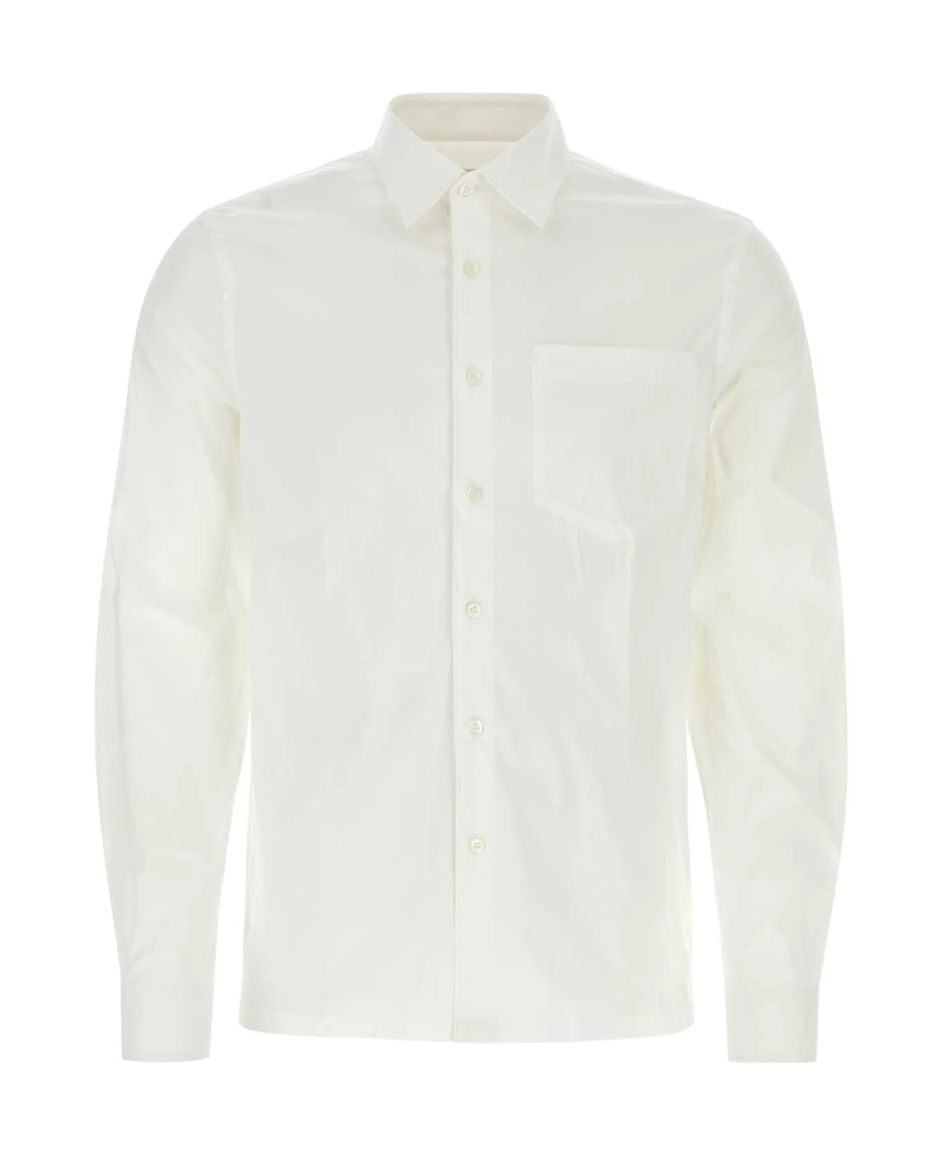 White Poplin Shirt - 1