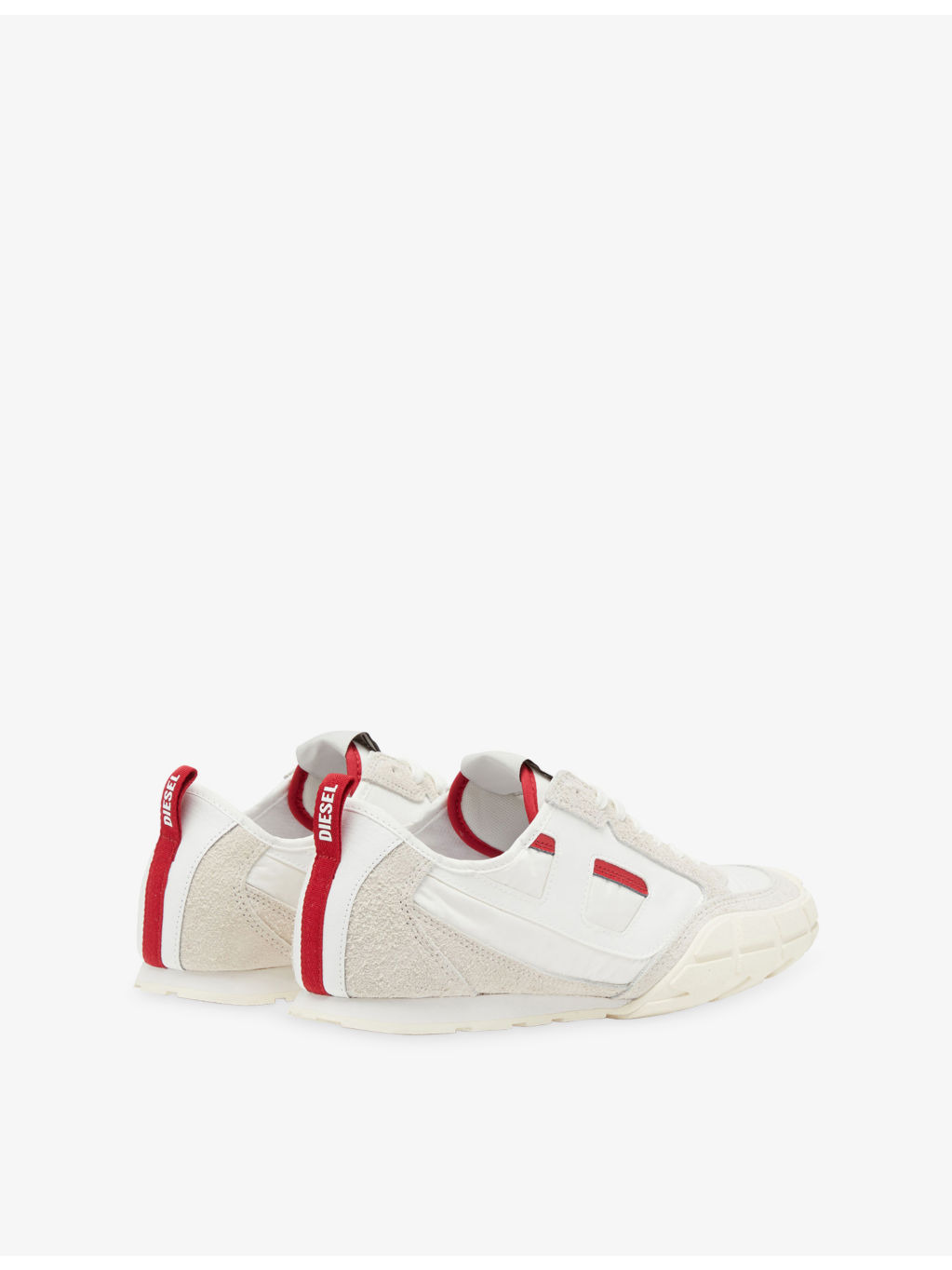 S-Pagodha Leather and Woven Low-Top Trainers - 5