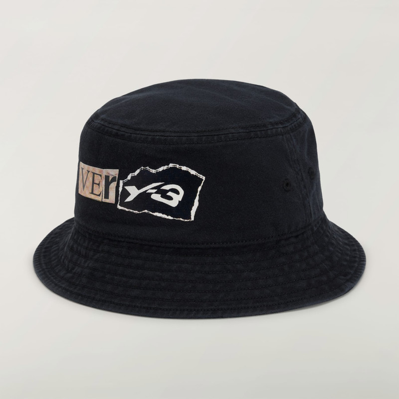 Y-3 GRAPHIC BUCKET HAT 1