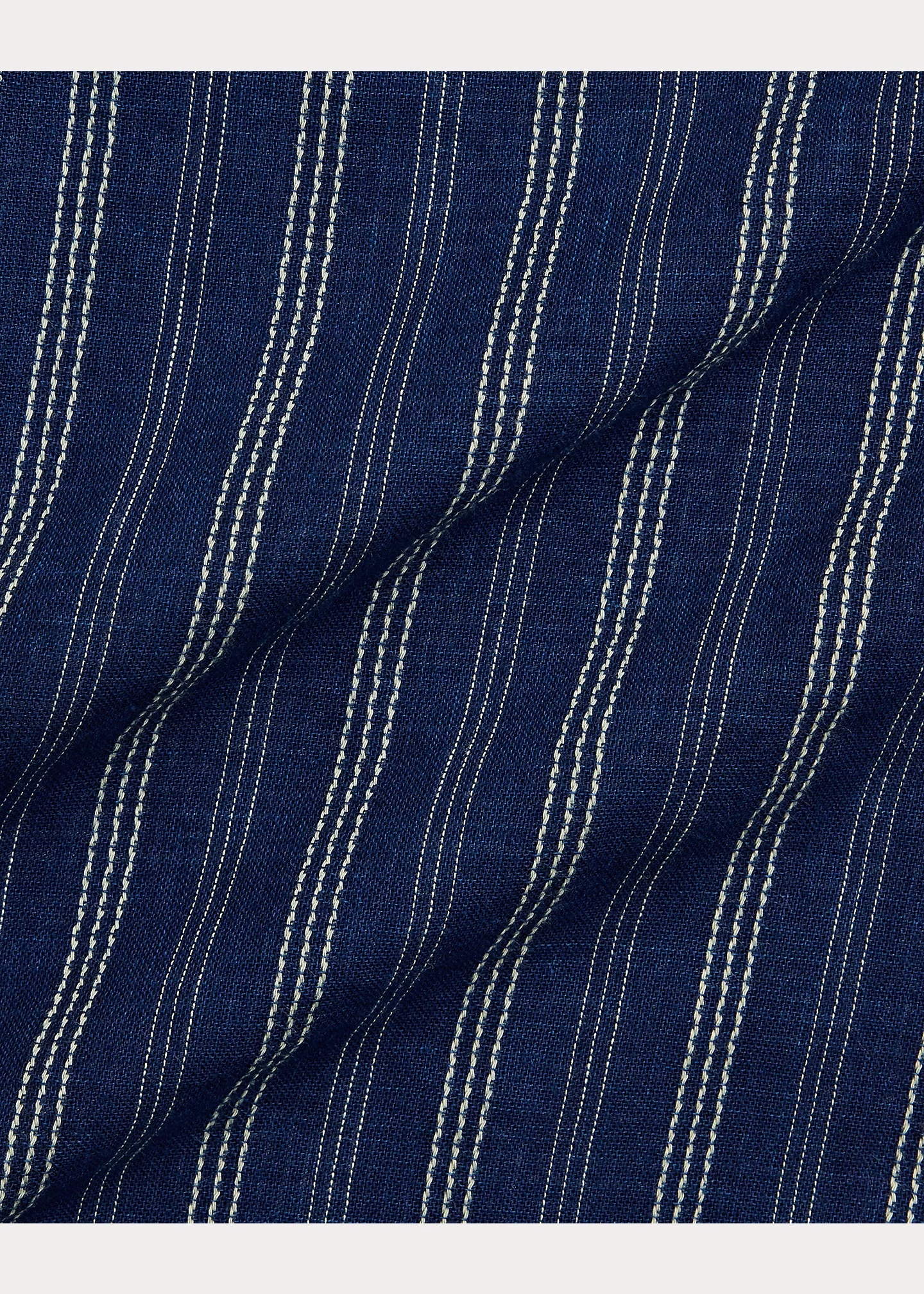 Indigo Striped Double-Faced Workshirt - 6