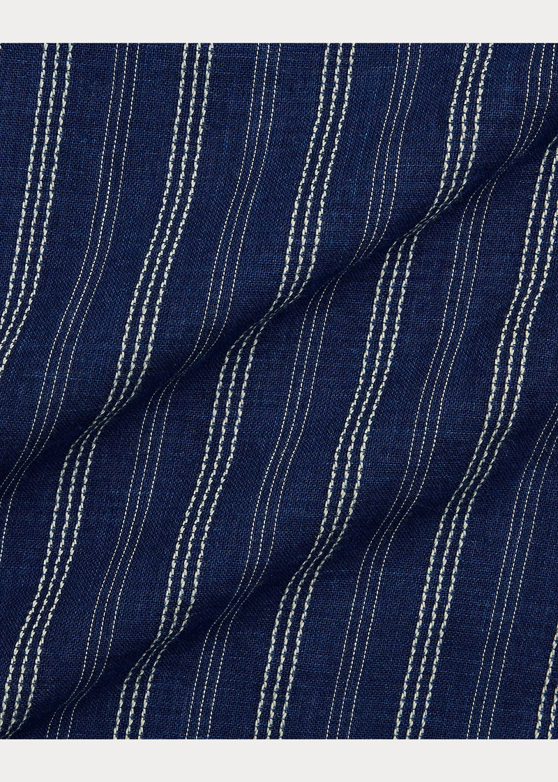 Indigo Striped Double-Faced Workshirt 6