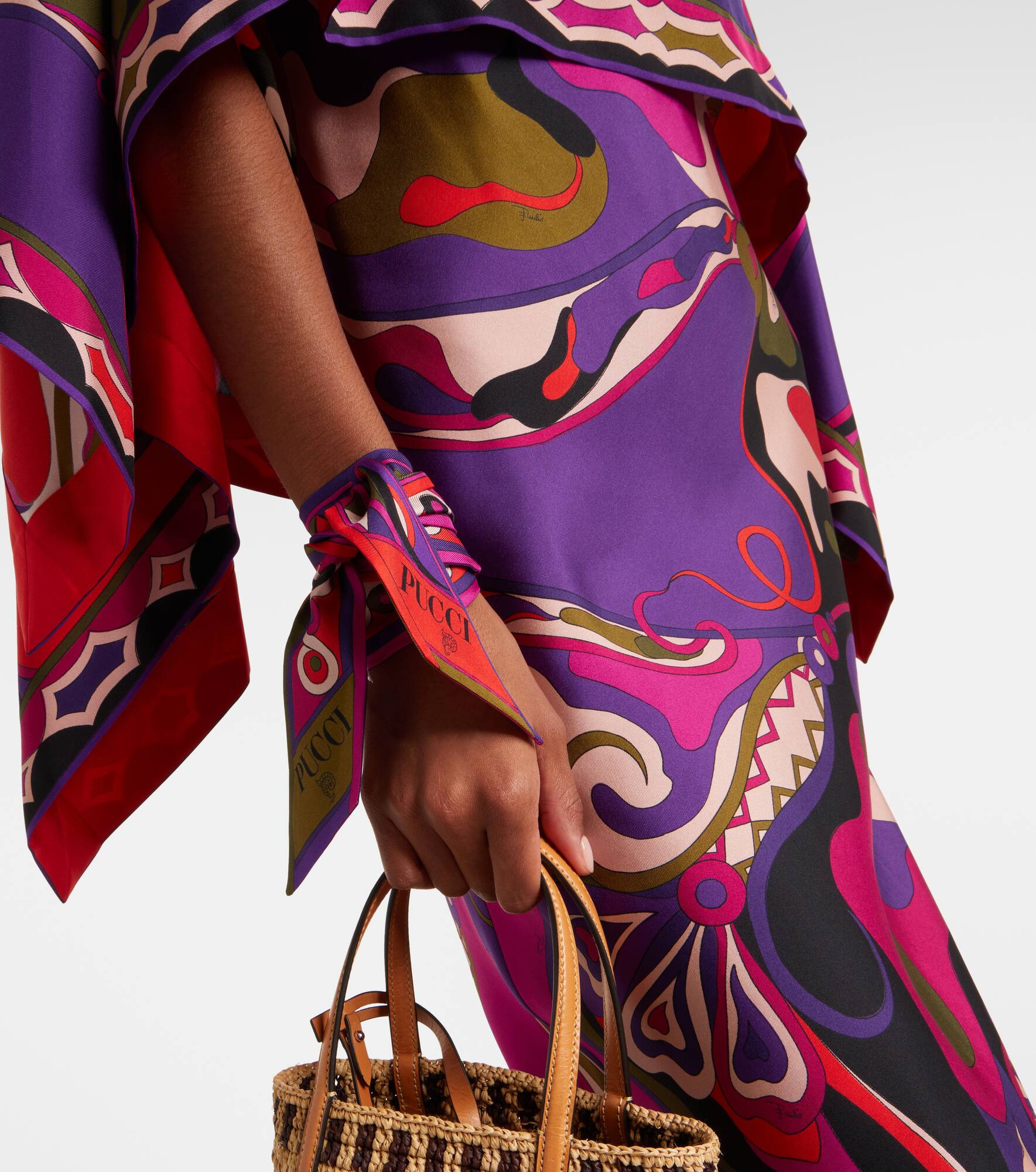 Iride silk twill scarf - 2