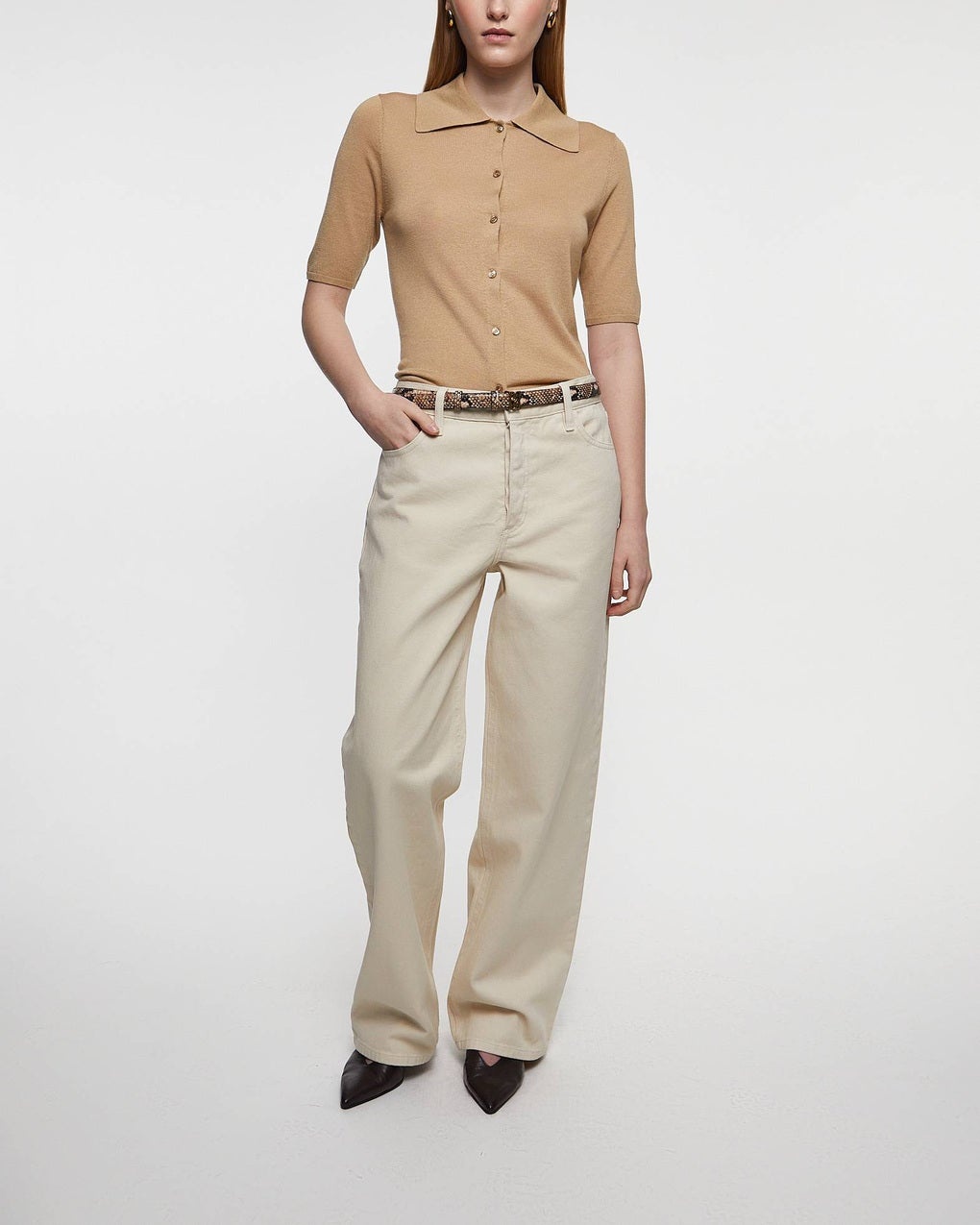 Blouse Dotta Sand - 3