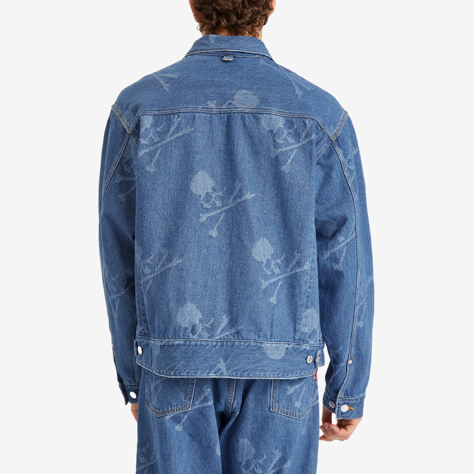 MASTERMIND WORLD Monogram Denim Jacket - 3