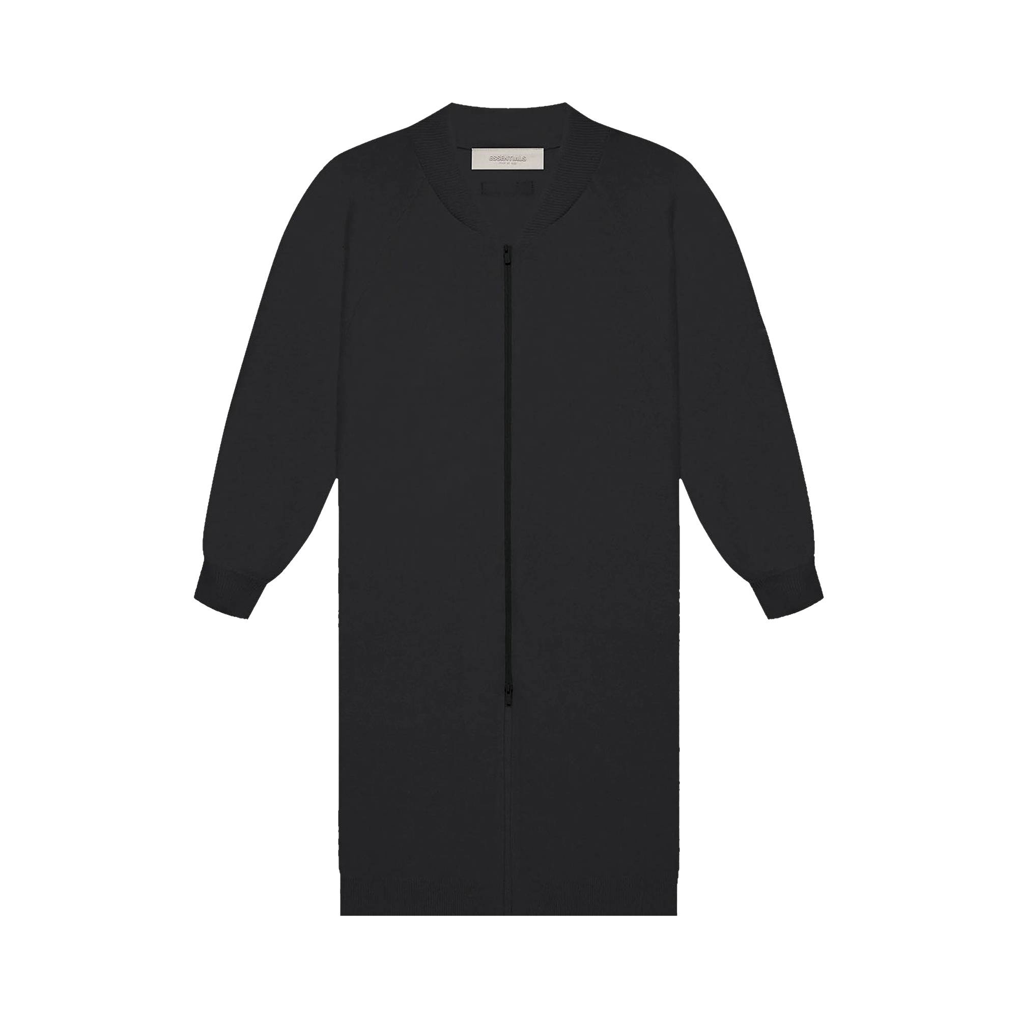 Fear of God Essentials Long Cardigan 'Iron' - 1