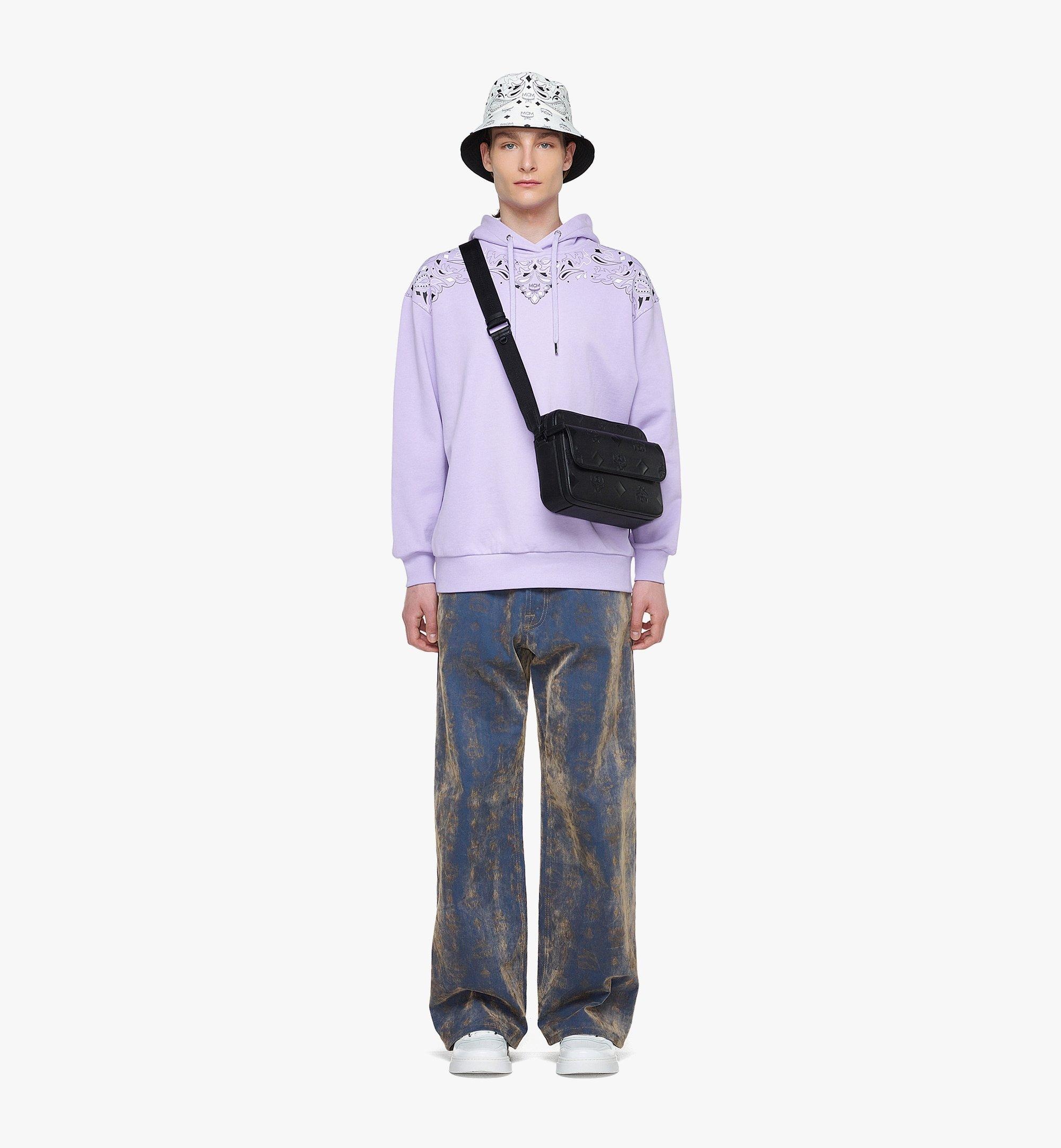 Aren Messenger Bag in Maxi Monogram Leather - 2