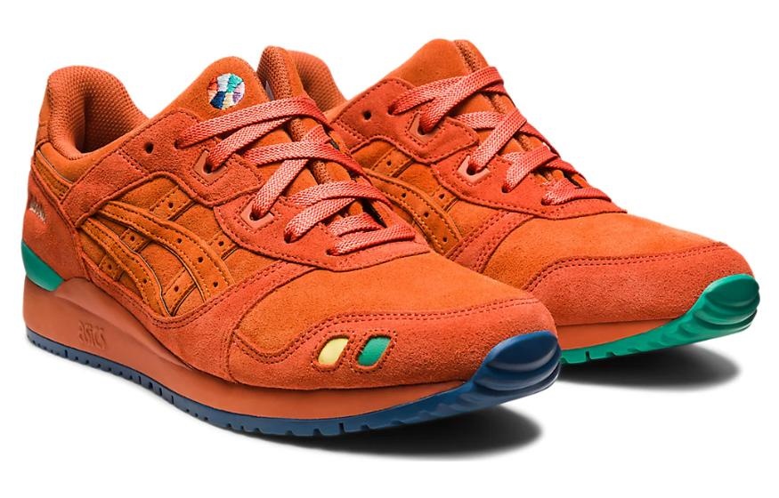 ASICS x Ballaholic Gel-Lyte III OG Sportswear Shoes 'Harvest Pumpkin Orange' 1201A941-800 - 3