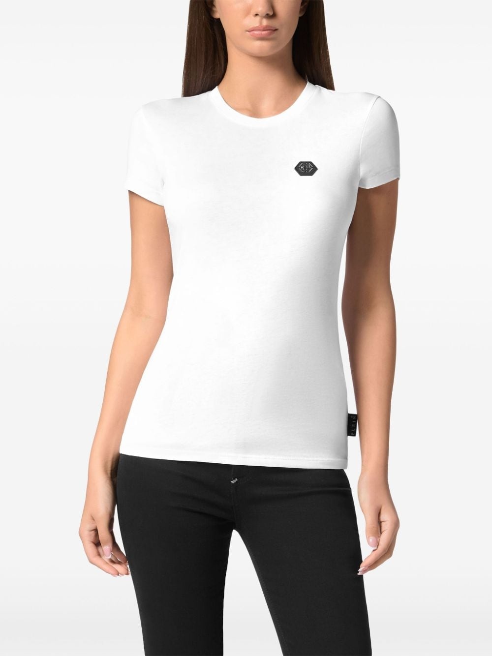 crystal-embellished T-shirt - 2