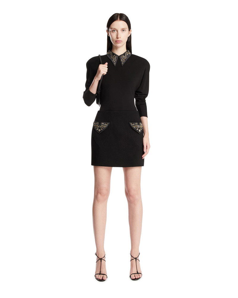 VERSACE Black Long-Sleeve Bodysuit outlook