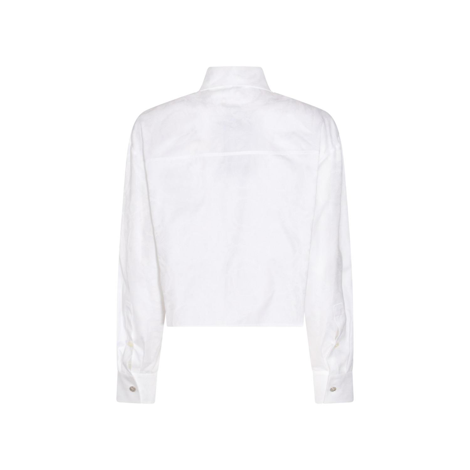 WHITE COTTON SHIRT - 2