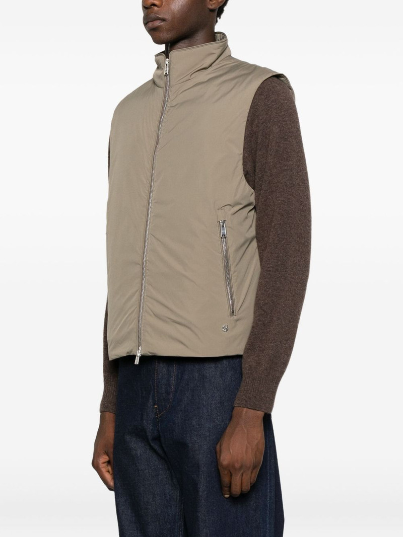zip-up sleeveless gilet 3