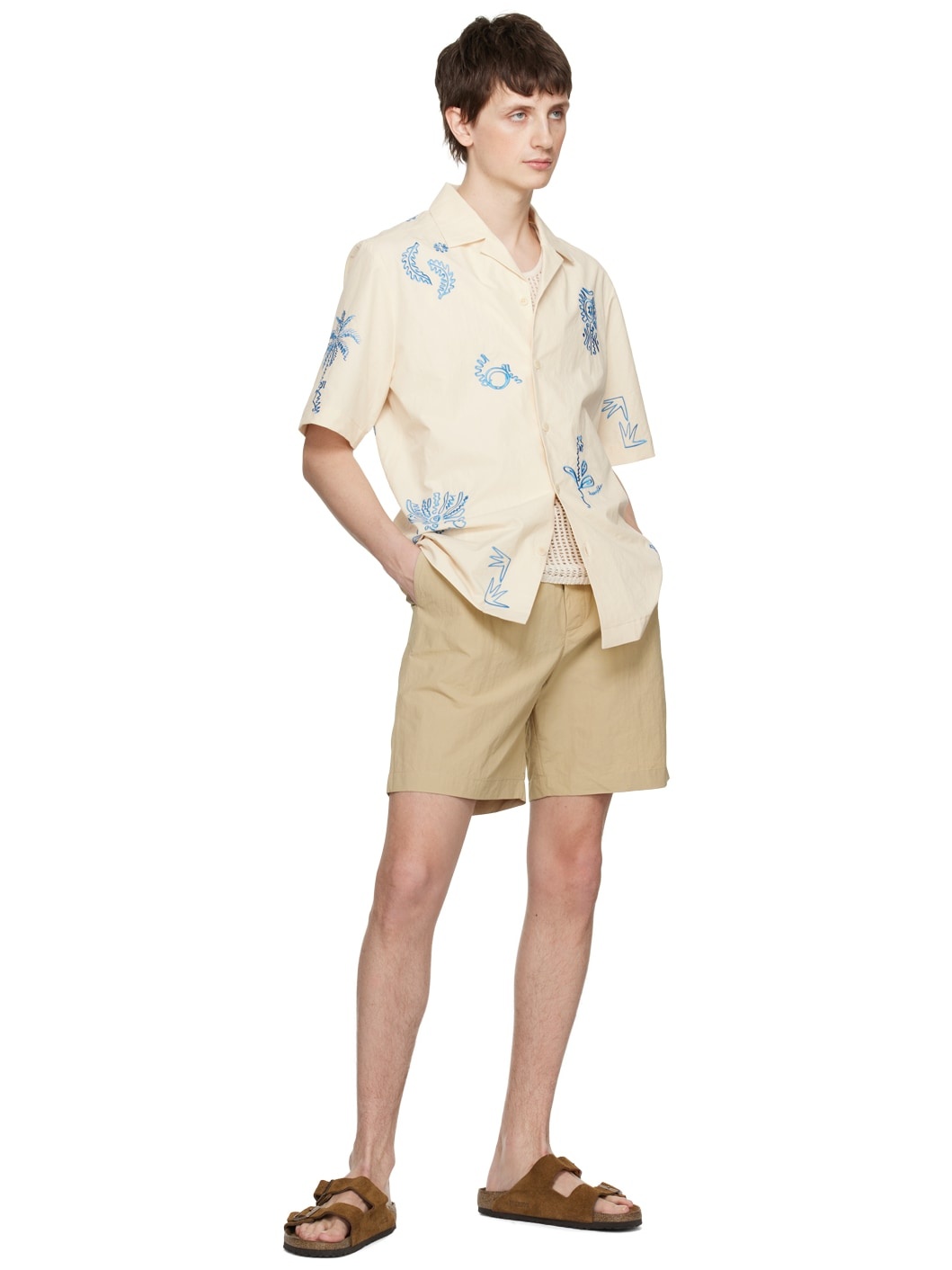 Taupe Olin Shorts - 4