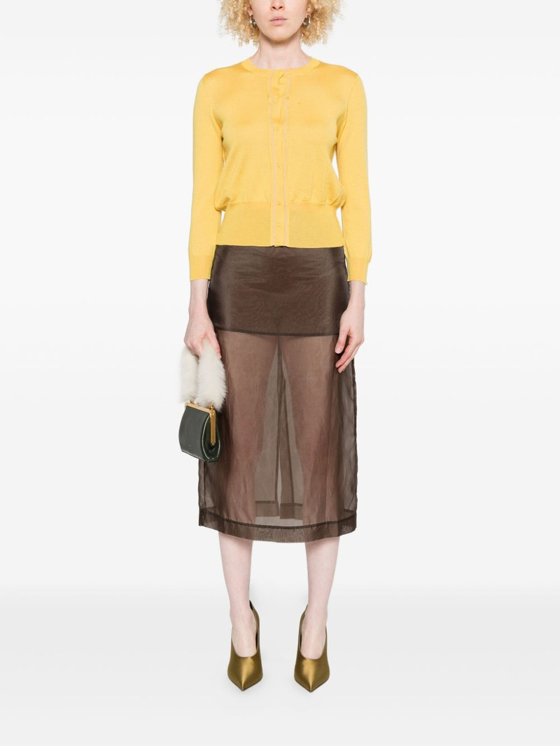 Prada long-sleeved cardigan outlook