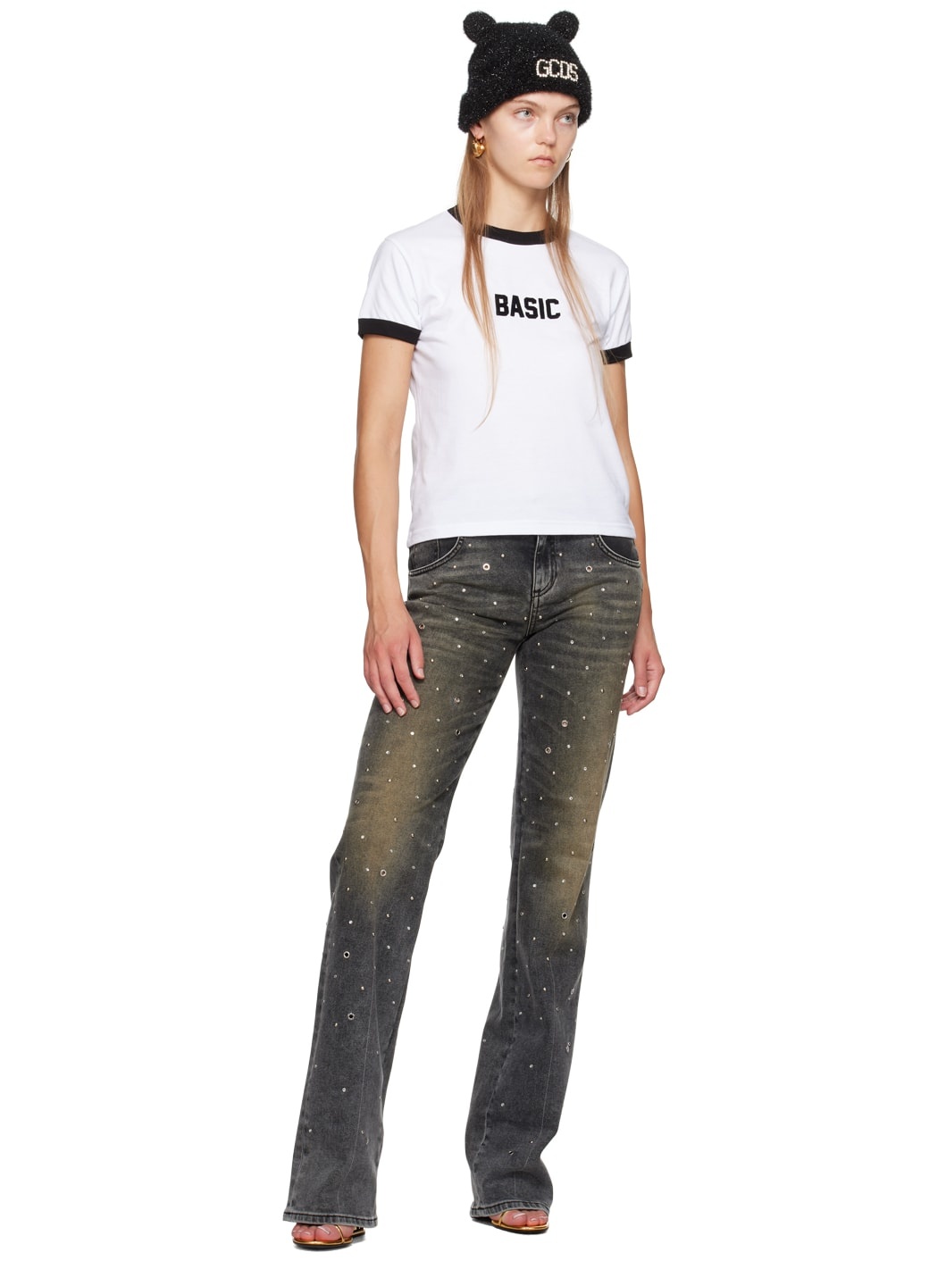 White 'Basic' T-Shirt - 4