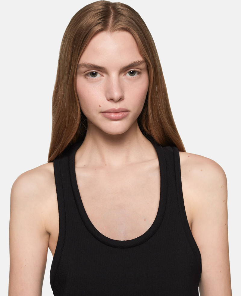 Ruffle Hem 탱크 미디 옷 입은 4