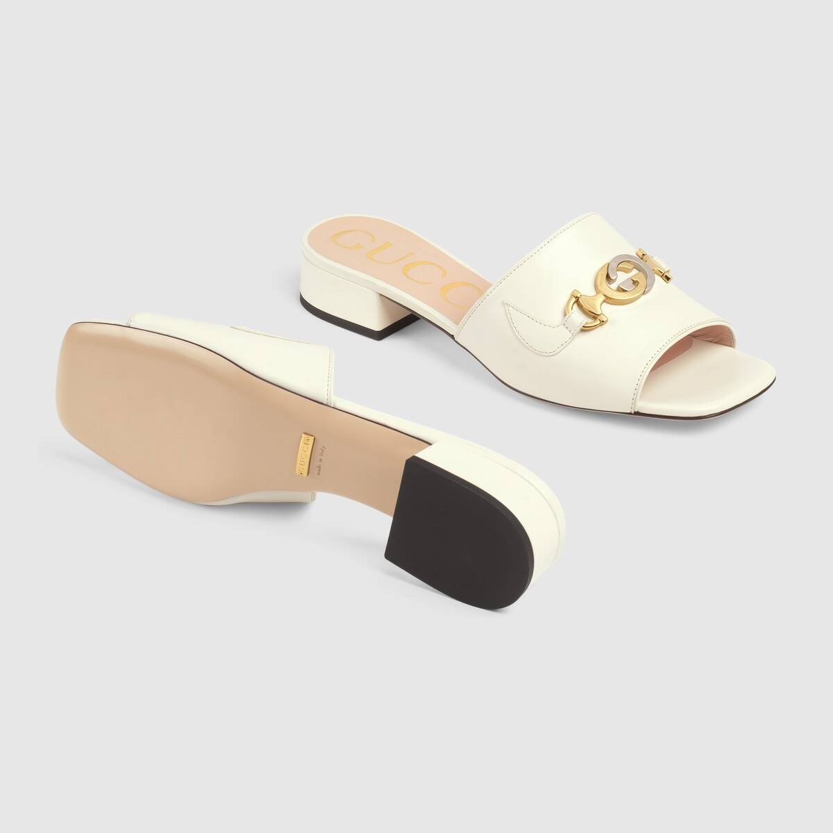 Gucci Zumi leather slide sandal - 5