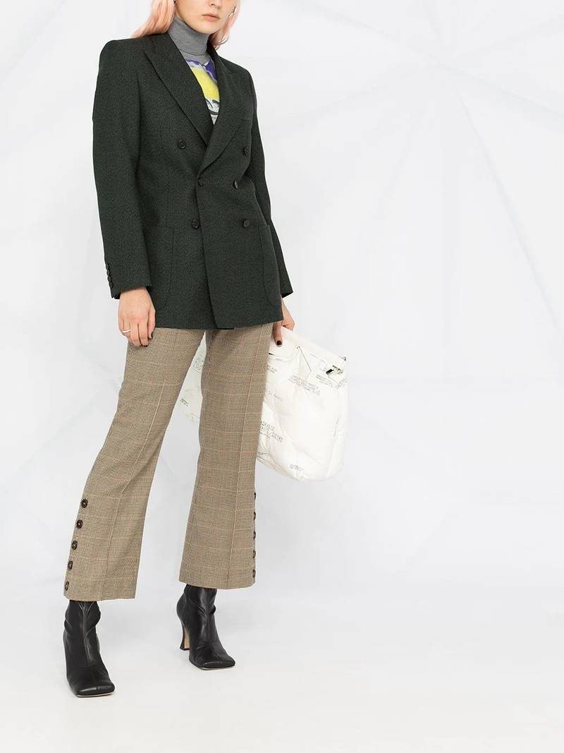 Maison Margiela single-breasted peak-lapel blazer outlook