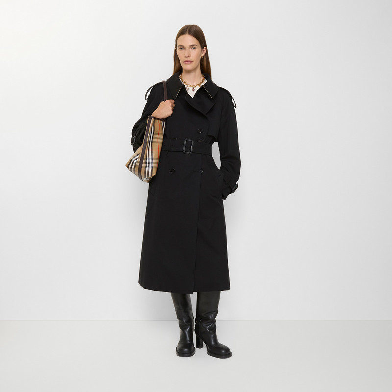 Burberry Long Gabardine Fitzrovia Trench Coat outlook