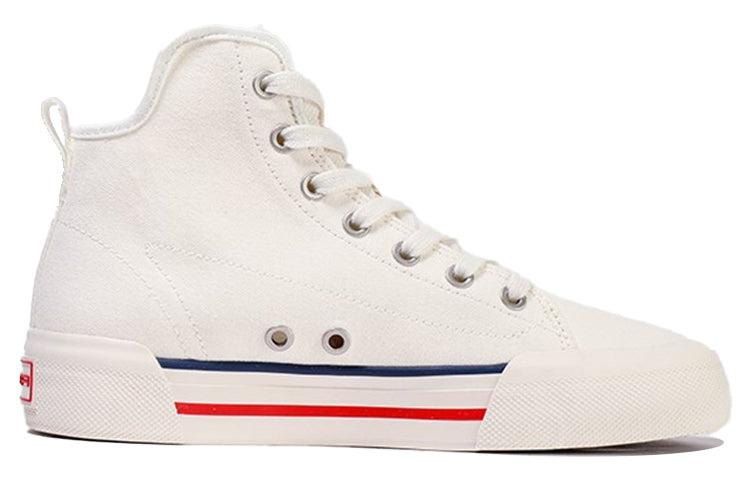 (WMNS) ANTA High Top Canvas Shoes 'Ivory Red' 122118665-1 - 2