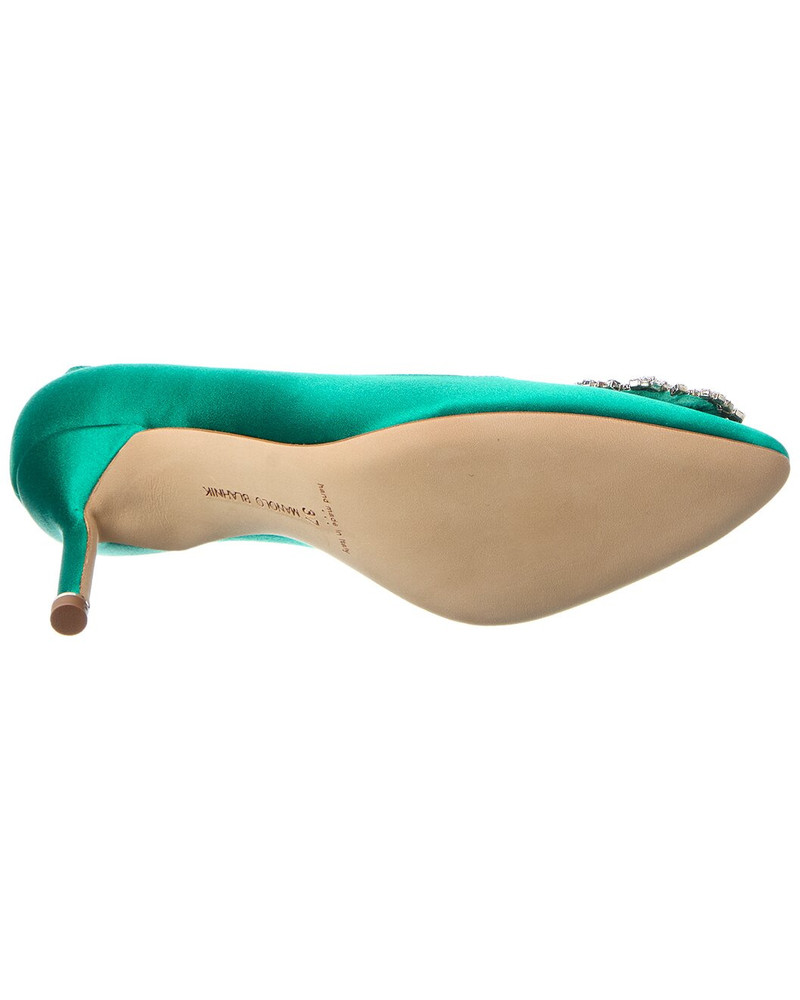 Manolo Blahnik Hangisi 70 Satin Pump 4