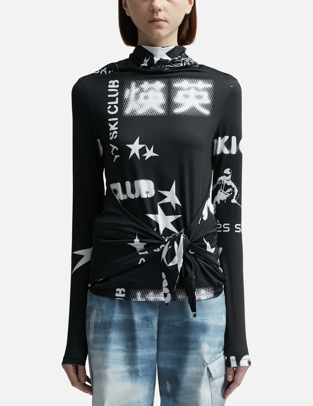 COLLAGE KNOT TOP - 1