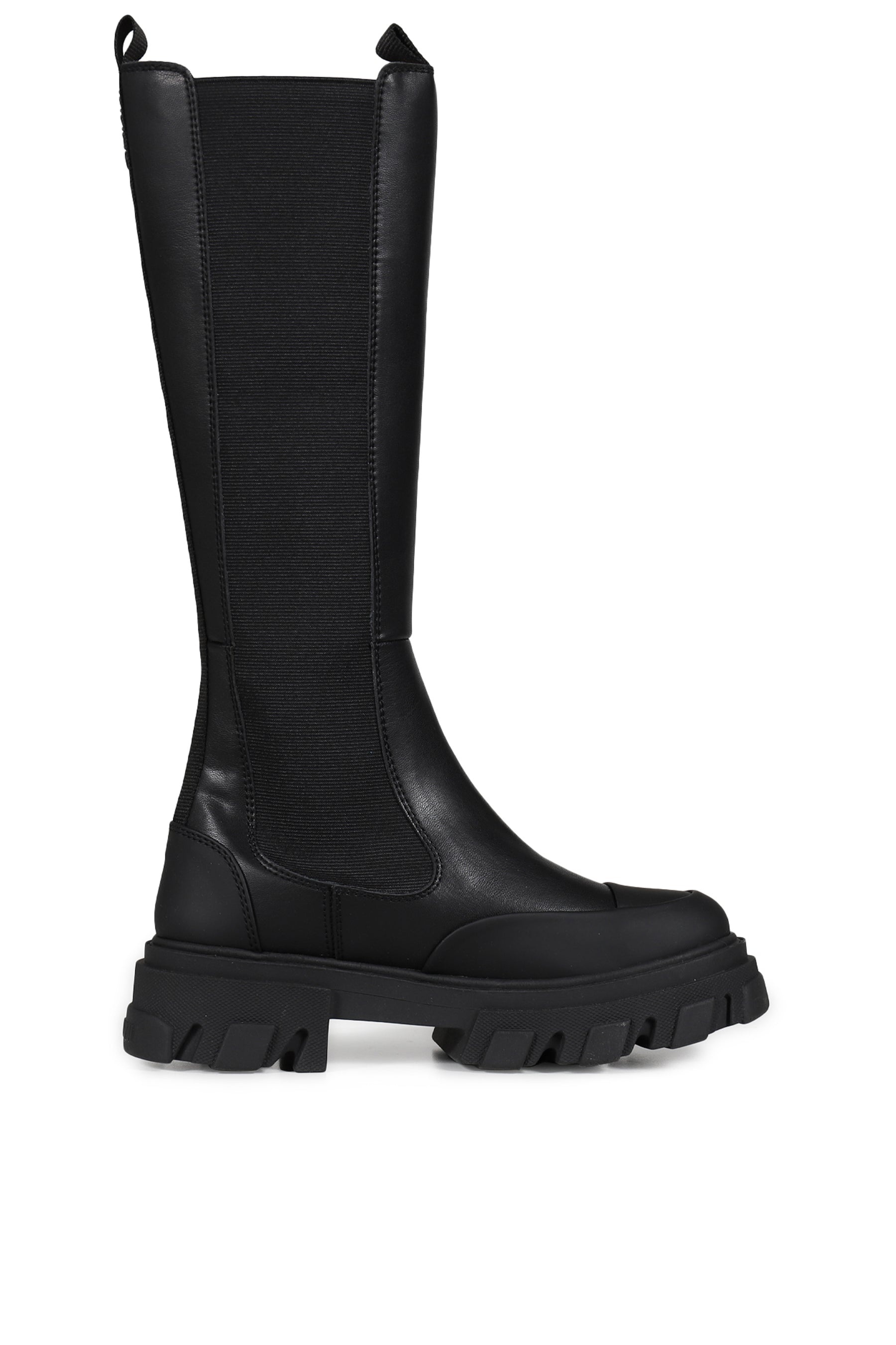 CLEATED HIGH CHELSEA BOOT BLACK STITCH / BLK - 2