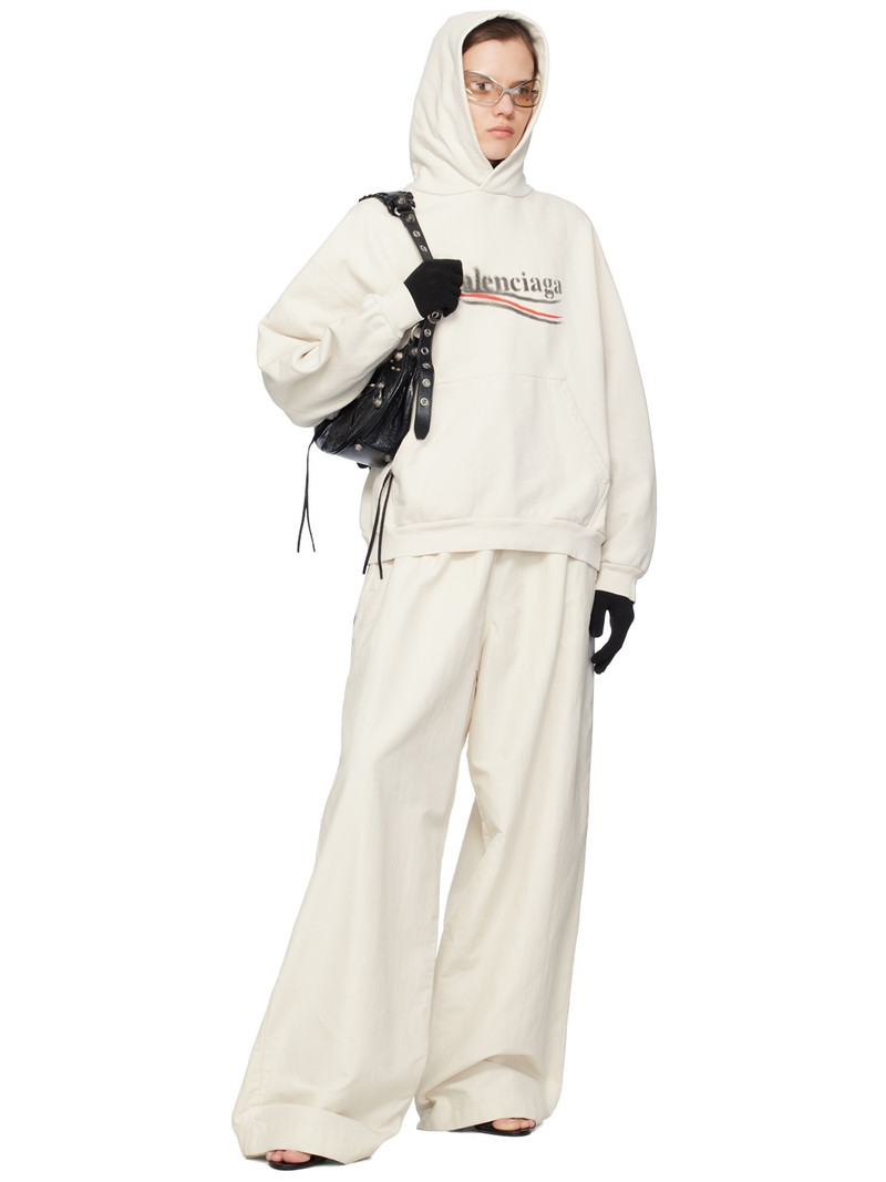 BALENCIAGA Off-White Political Stencil Hoodie outlook