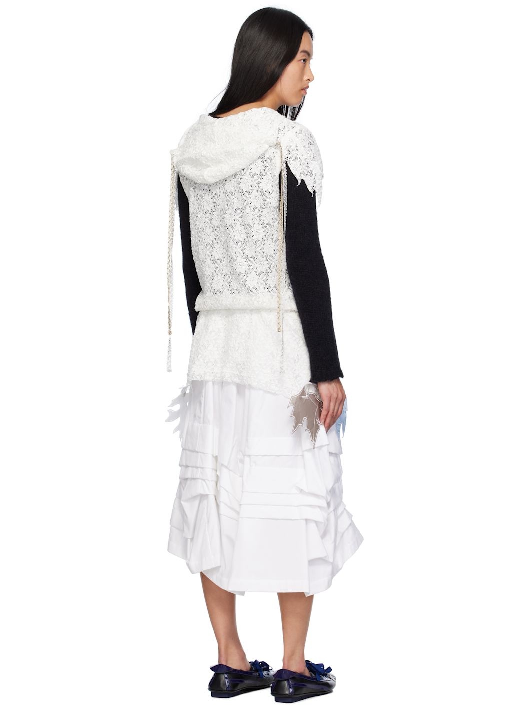 White Garden Minidress - 3