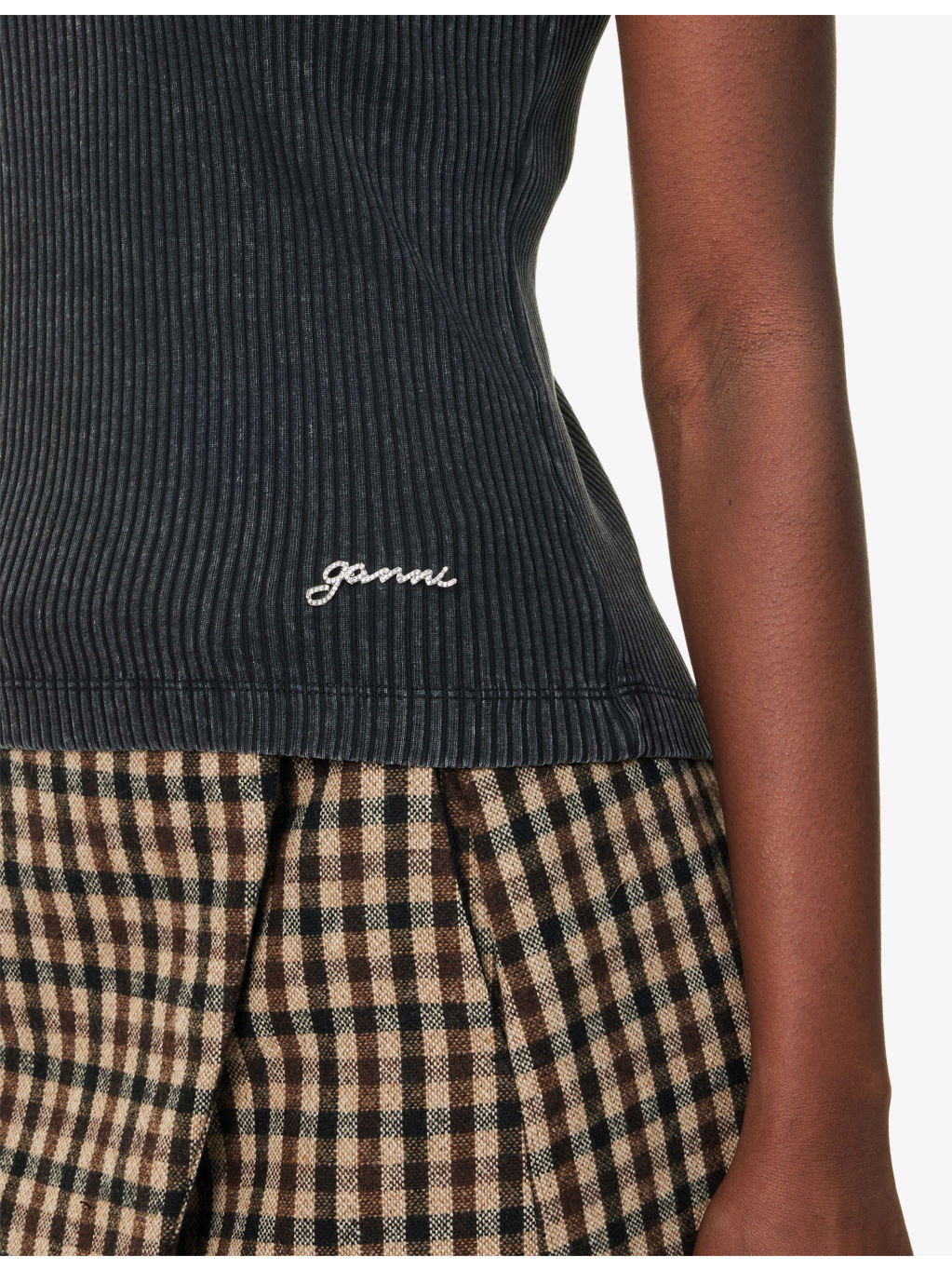 Heavy Ribbed Cotton-Jersey Tank Top - 5